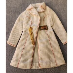 Vintage Barbie Mod "White 'N With It" Outfit #3352 Coat Only (1972)